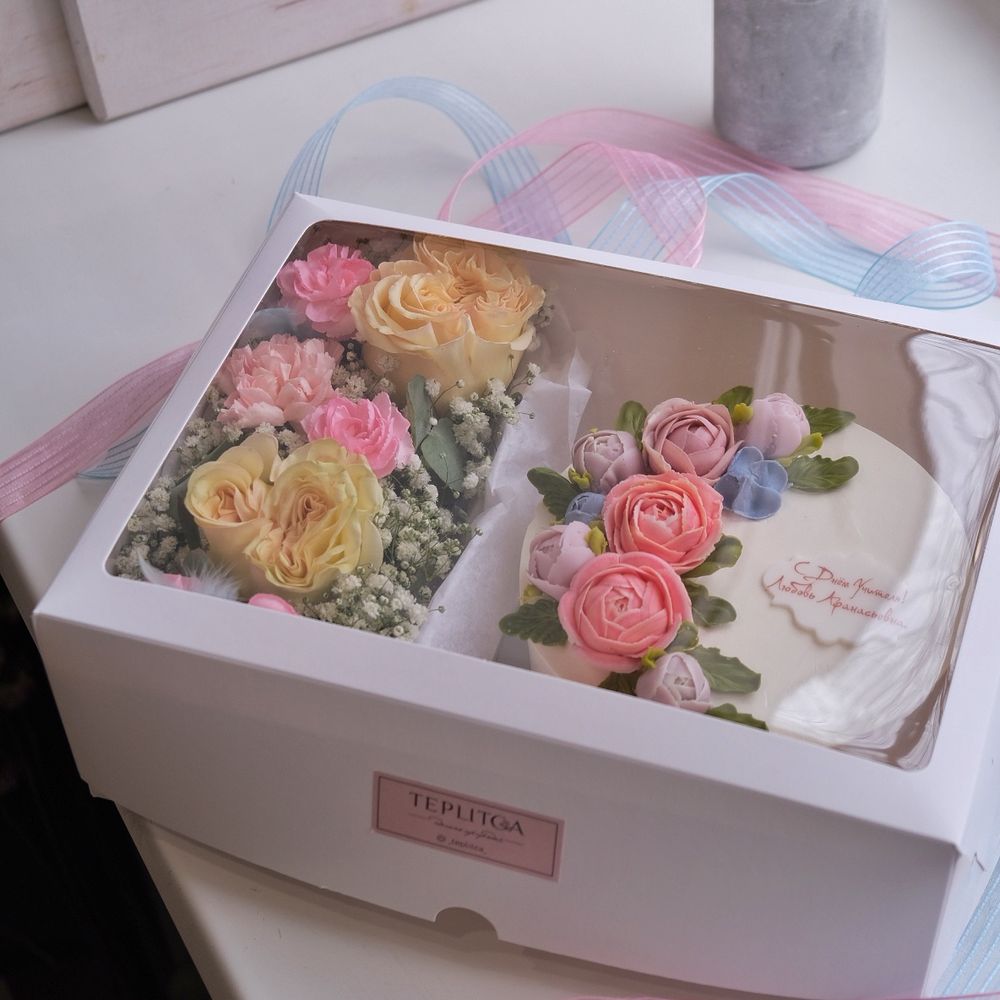 картинка Sweetbox с тортом от салона Teplitca от магазина Одежда+